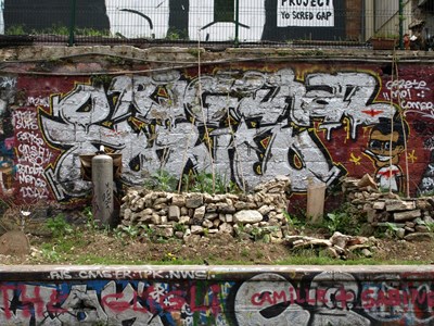 photo graffiti Paris 20eme arrondissement